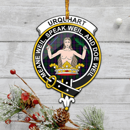 Scottish Urquhart Clan Tartan Mica Ornament Christmas Decoratio - 2-Sided  Scottish Plaid Tartan Plaid