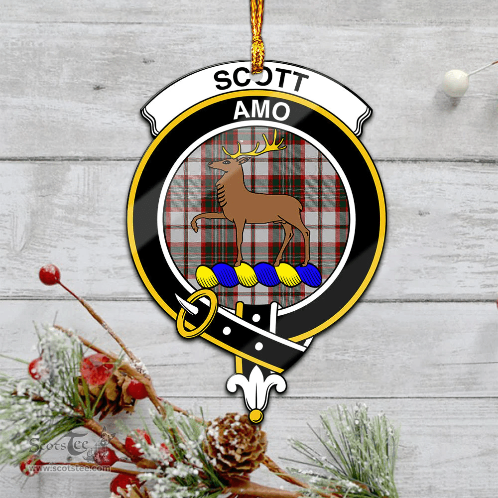 Scottish Scott Dress Clan Tartan Mica Ornament Christmas Decoratio - 2-Sided  Scottish Plaid Tartan Plaid