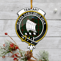 Scottish Tennant Clan Tartan Mica Ornament Christmas Decoratio - 2-Sided  Scottish Plaid Tartan Plaid