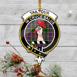 Scottish Taylor Clan Tartan Mica Ornament Christmas Decoratio - 2-Sided  Scottish Plaid Tartan Plaid