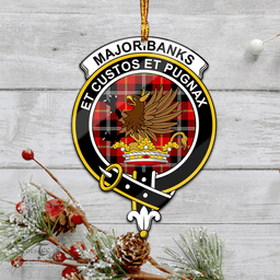Scottish Majoribanks Clan Tartan Mica Ornament Christmas Decoratio - 2-Sided  Scottish Plaid Tartan Plaid
