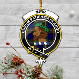 Scottish Muir Clan Tartan Mica Ornament Christmas Decoratio - 2-Sided  Scottish Plaid Tartan Plaid