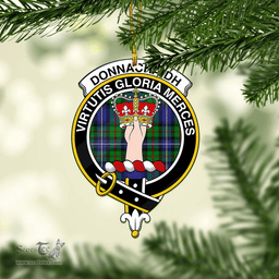 Scottish Donnachaidh Clan Tartan Mica Ornament Christmas Decoratio - 2-Sided  Scottish Plaid Tartan Plaid