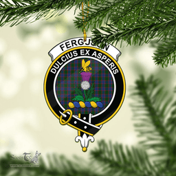 Scottish Ferguson Old Clan Tartan Mica Ornament Christmas Decoratio - 2-Sided  Scottish Plaid Tartan Plaid