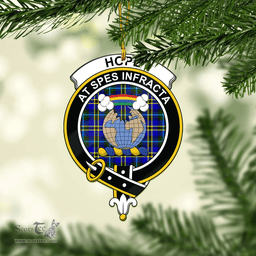Scottish Hope Modern Clan Tartan Mica Ornament Christmas Decoratio - 2-Sided  Scottish Plaid Tartan Plaid
