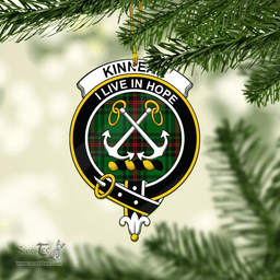 Scottish Kinnear Clan Tartan Mica Ornament Christmas Decoratio - 2-Sided  Scottish Plaid Tartan Plaid