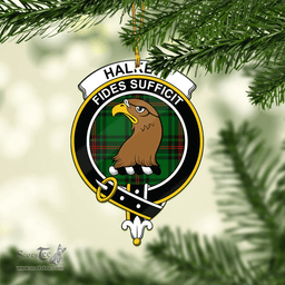 Scottish Halkett Clan Tartan Mica Ornament Christmas Decoratio - 2-Sided  Scottish Plaid Tartan Plaid