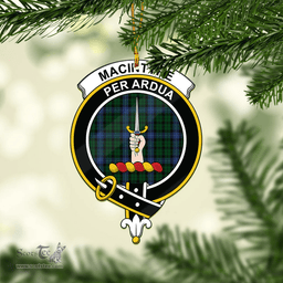 Scottish Macintyre Clan Tartan Mica Ornament Christmas Decoratio - 2-Sided  Scottish Plaid Tartan Plaid