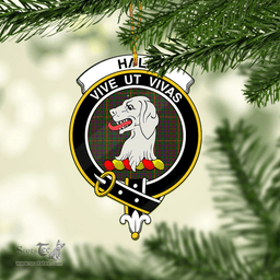 Scottish Hall Clan Tartan Mica Ornament Christmas Decoratio - 2-Sided  Scottish Plaid Tartan Plaid