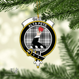 Scottish Glen Clan Tartan Mica Ornament Christmas Decoratio - 2-Sided  Scottish Plaid Tartan Plaid