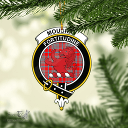Scottish Moubray Clan Tartan Mica Ornament Christmas Decoratio - 2-Sided  Scottish Plaid Tartan Plaid