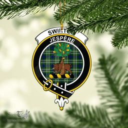 Scottish Swinton Clan Tartan Mica Ornament Christmas Decoratio - 2-Sided  Scottish Plaid Tartan Plaid