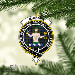 Scottish Murray Of Atholl Modern Clan Tartan Mica Ornament Christmas Decoratio - 2-Sided  Scottish Plaid Tartan Plaid