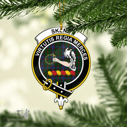 Scottish Skene Clan Tartan Mica Ornament Christmas Decoratio - 2-Sided  Scottish Plaid Tartan Plaid