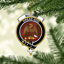 Scottish Munro Clan Tartan Mica Ornament Christmas Decoratio - 2-Sided  Scottish Plaid Tartan Plaid