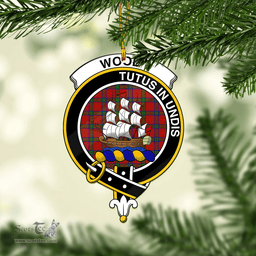 Scottish Wood Dress Clan Tartan Mica Ornament Christmas Decoratio - 2-Sided  Scottish Plaid Tartan Plaid