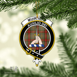 Scottish Muirhead Old Clan Tartan Mica Ornament Christmas Decoratio - 2-Sided  Scottish Plaid Tartan Plaid