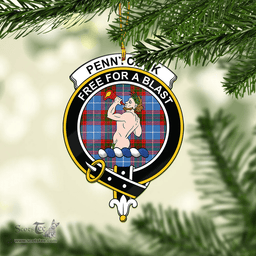 Scottish Pennycook Clan Tartan Mica Ornament Christmas Decoratio - 2-Sided  Scottish Plaid Tartan Plaid