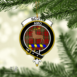 Scottish Scott Clan Tartan Mica Ornament Christmas Decoratio - 2-Sided  Scottish Plaid Tartan Plaid