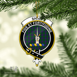 Scottish Shaw Clan Tartan Mica Ornament Christmas Decoratio - 2-Sided  Scottish Plaid Tartan Plaid