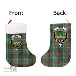 Scottish Gayre Clan Tartan Christmas Stocking - Crest Classic