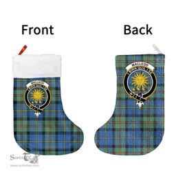 Scottish MacLeod of Harris Ancient Clan Tartan Christmas Stocking - Crest Classic