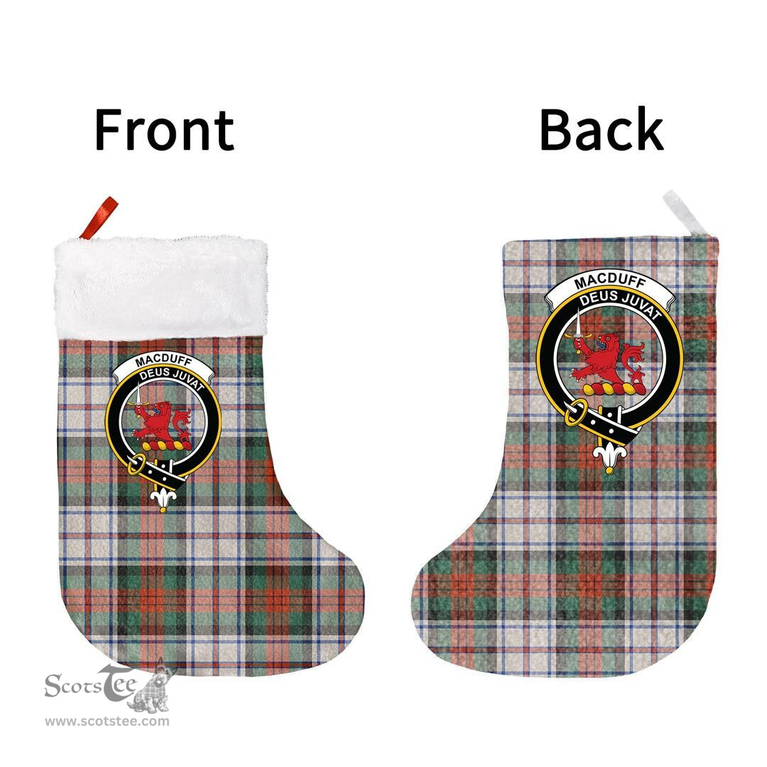Scottish MacDuff Dress Ancient Clan Tartan Christmas Stocking - Crest Classic