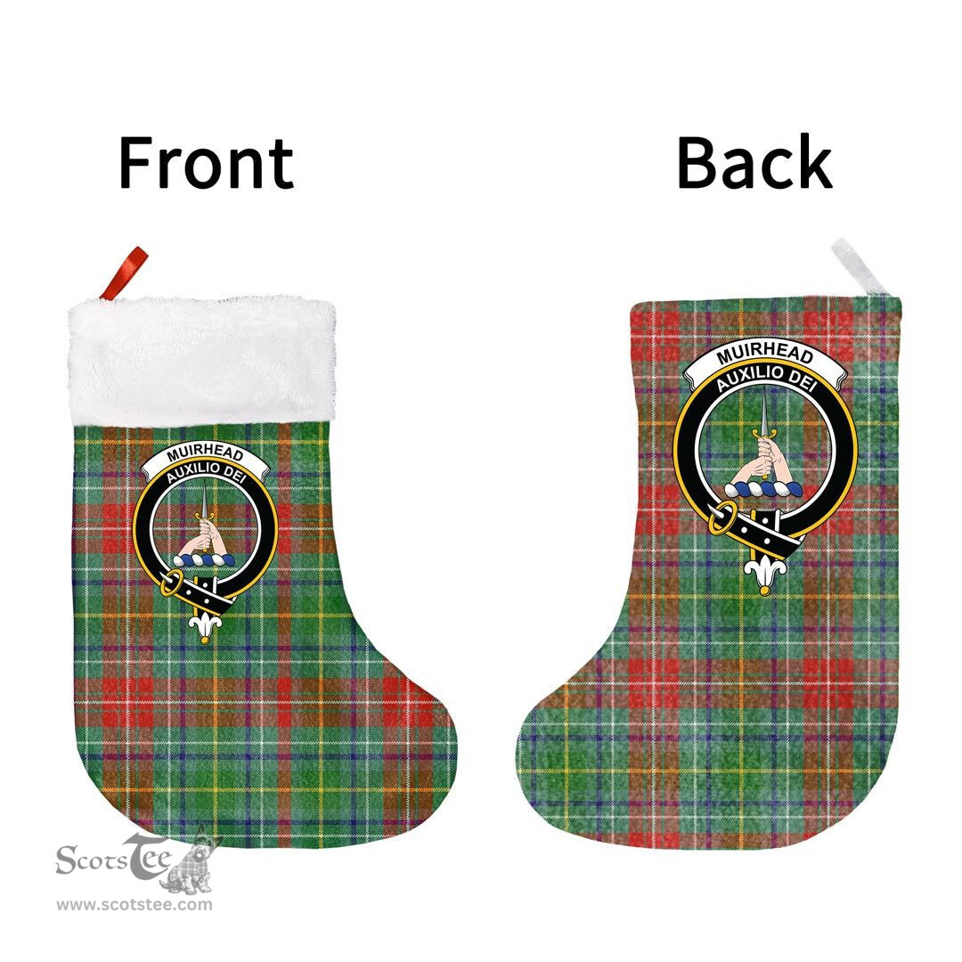 Scottish Muirhead Clan Tartan Christmas Stocking - Crest Classic