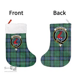Scottish Armstrong Ancient Clan Tartan Christmas Stocking - Crest Classic