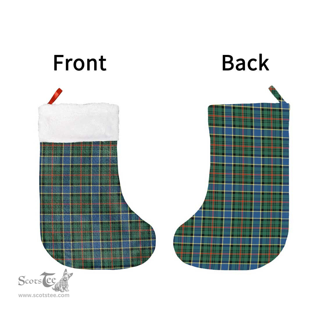 Scottish Ogilvie Hunting Modern Clan Tartan Christmas Stocking - Classic