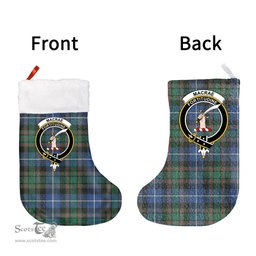 Scottish MacRae Hunting Ancient Clan Tartan Christmas Stocking - Crest Classic