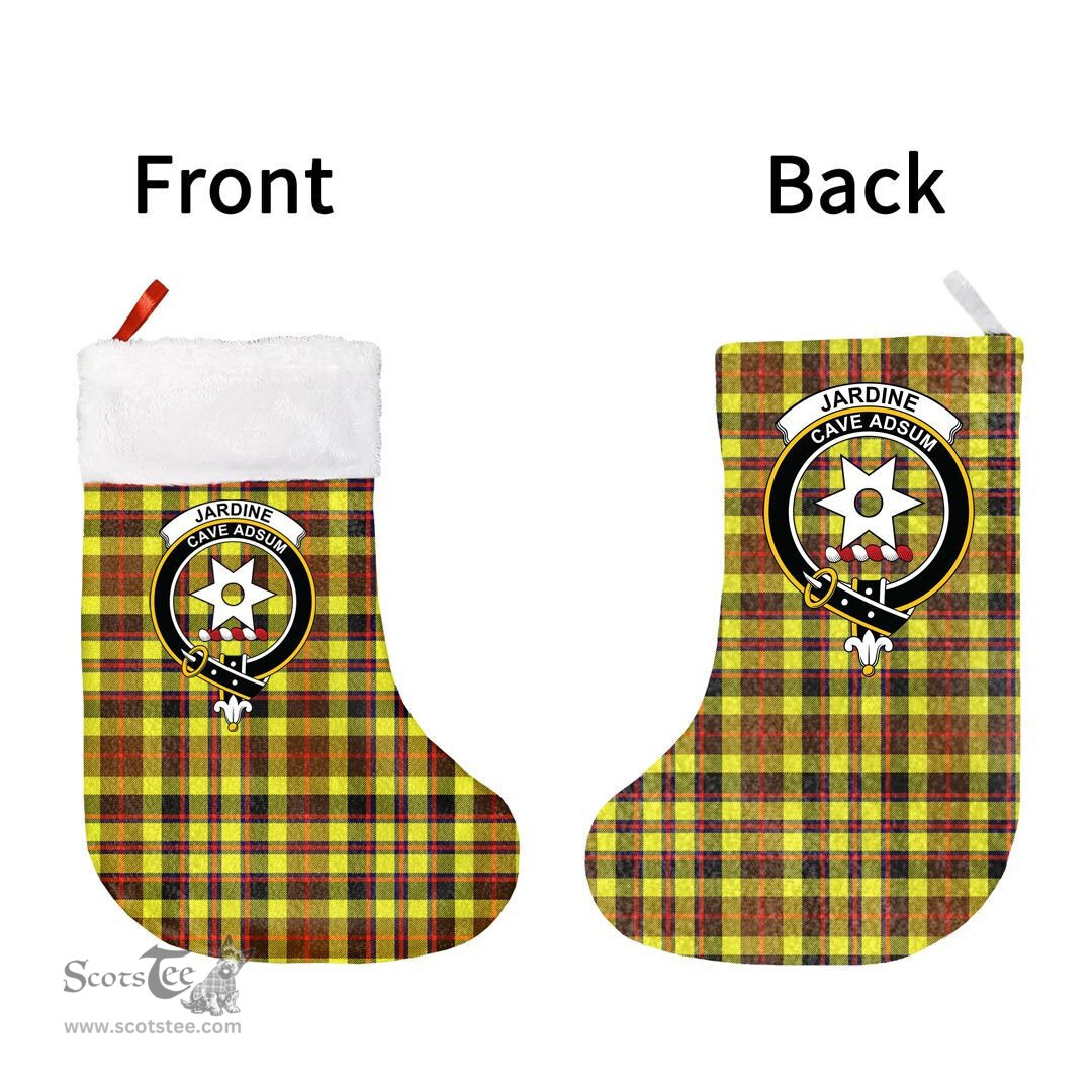 Scottish Jardine Clan Tartan Christmas Stocking - Crest Classic