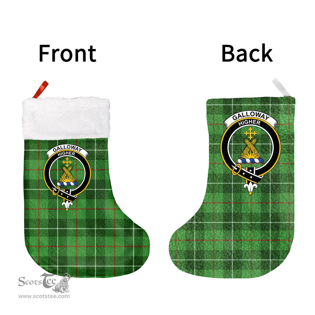 Scottish Galloway District Clan Tartan Christmas Stocking - Crest Classic