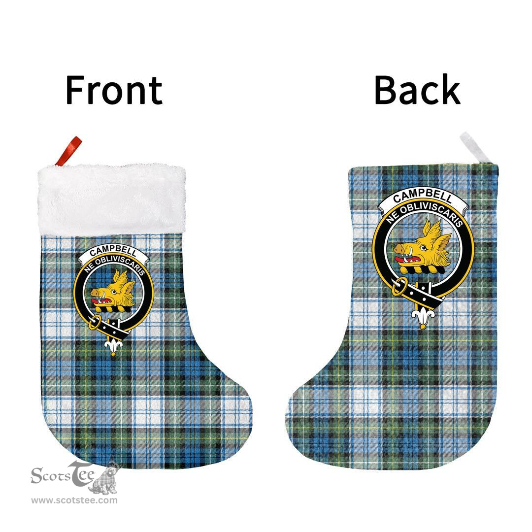 Scottish Campbell Dress Clan Tartan Christmas Stocking - Crest Classic