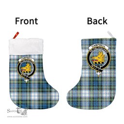 Scottish Campbell Dress Clan Tartan Christmas Stocking - Crest Classic