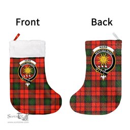 Scottish Kerr Modern Clan Tartan Christmas Stocking - Crest Classic