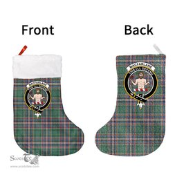 Scottish MacFarlane Hunting Ancient Clan Tartan Christmas Stocking - Crest Classic