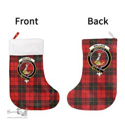 Scottish Wallace Weathered Clan Tartan Christmas Stocking - Crest Classic