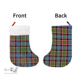 Scottish Stirling & Bannockburn District Clan Tartan Christmas Stocking - Classic