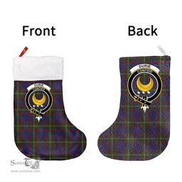 Scottish Durie Clan Tartan Christmas Stocking - Crest Classic