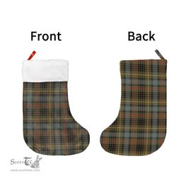 Scottish Stewart Hunting Weathered Clan Tartan Christmas Stocking - Classic