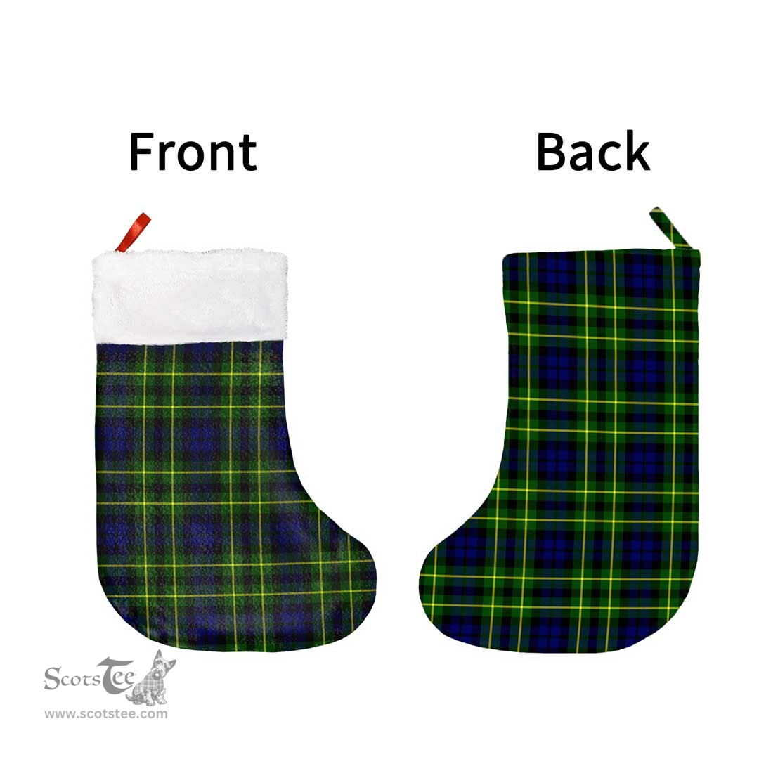 Scottish Campbell of Breadalbane Modern Clan Tartan Christmas Stocking - Classic