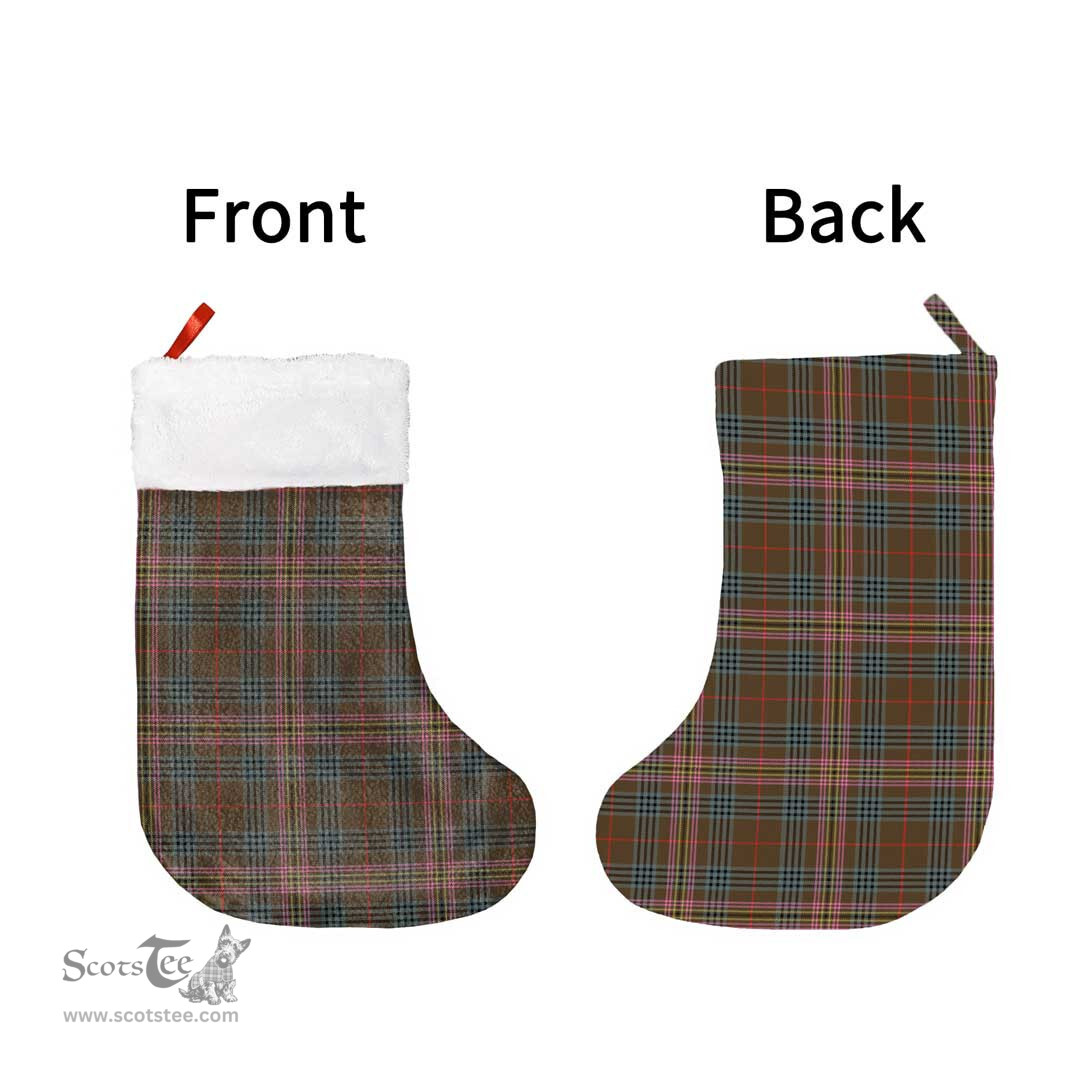 Scottish Kennedy Weathered Clan Tartan Christmas Stocking - Classic