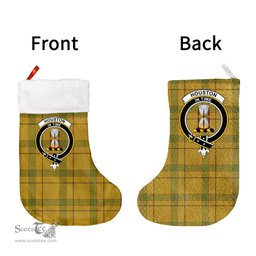 Scottish Houston Clan Tartan Christmas Stocking - Crest Classic