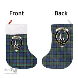 Scottish Fletcher Ancient Clan Tartan Christmas Stocking - Crest Classic