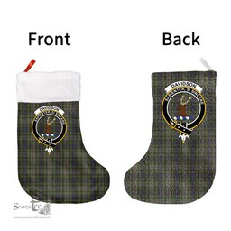 Scottish Davidson Tulloch Dress Clan Tartan Christmas Stocking - Crest Classic