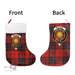 Scottish MacLeod of Raasay Clan Tartan Christmas Stocking - Crest Classic