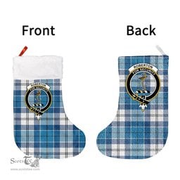 Scottish Roberton Clan Tartan Christmas Stocking - Crest Classic