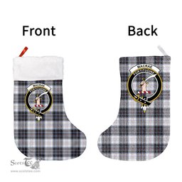 Scottish MacRae Dress Modern Clan Tartan Christmas Stocking - Crest Classic