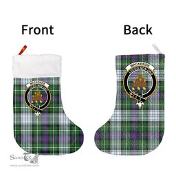 Scottish MacKenzie Dress Modern Clan Tartan Christmas Stocking - Crest Classic